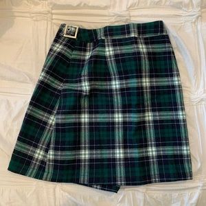 plaid brandy skirt
